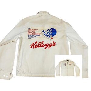 Vintage 1985 Tony The Tiger Kellogg's Hot Air Balloon Championship Jacket Small